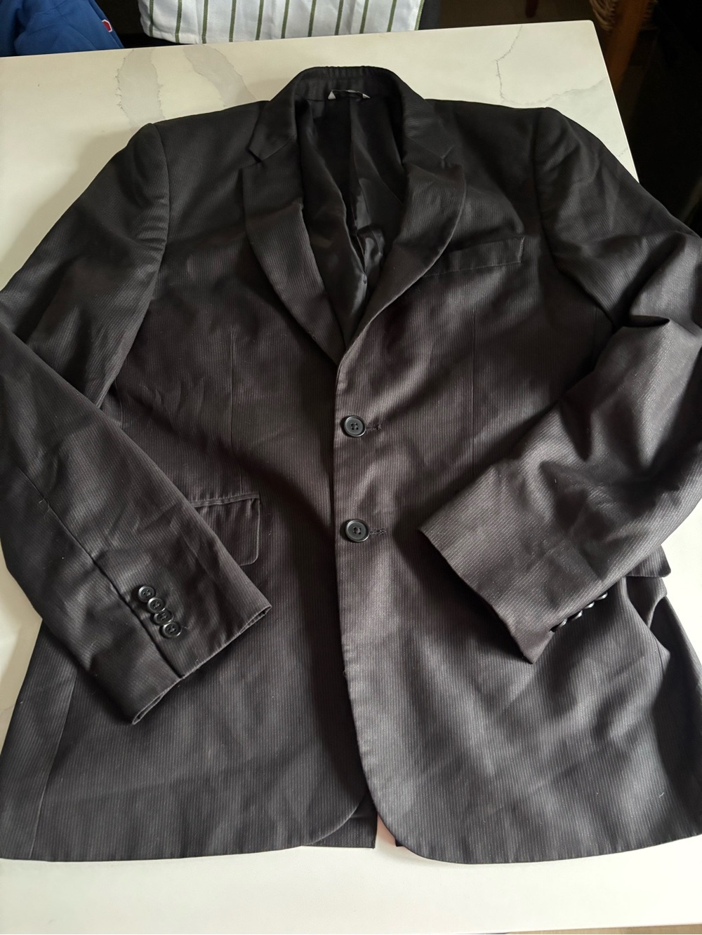 Tristan Men's Black Two-Button Sport Coat